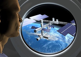 observation station spatiale orbitale ISS