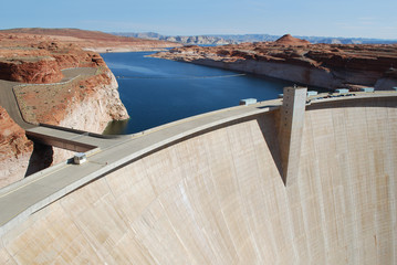 Glen Canyon Dam on the Colorado River