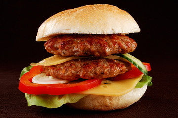 Big hamburger
