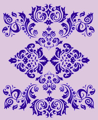 Obraz premium traditional violet decoration