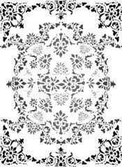 black and gray pattern