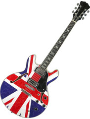 Obraz na płótnie Canvas Gibson SG Union Jack