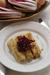 Cannelloni al radicchio - Primi piatti del Veneto