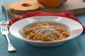 Gnocchi di zucca alla bellunese - Primi piatti del Veneto
