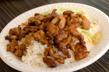 Asiatische Hühnerbrust mit Sojasosse