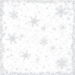 Winter background with snowflake