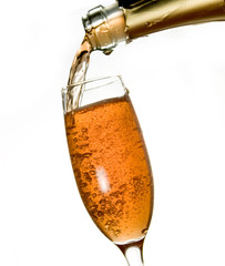 Pouring champagne