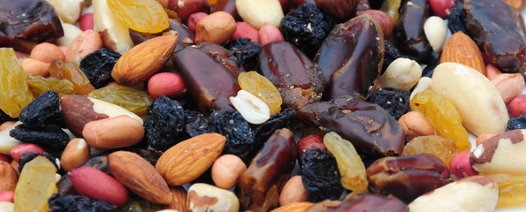 fruit and nut background