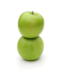 two green apples