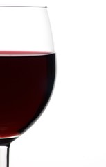 Glass of red wine