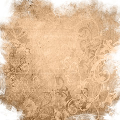 highly Detailed textured grunge background frame