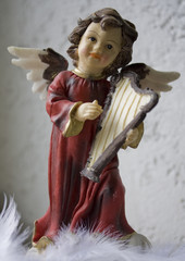 Engel mit Harfe
