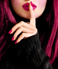 Pretty woman with a secret