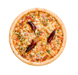 Supreme Pizza with sharp pepper