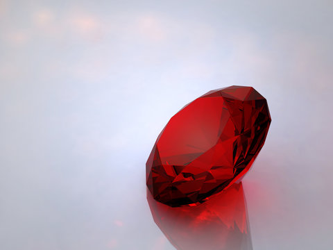 Ruby - red crystal