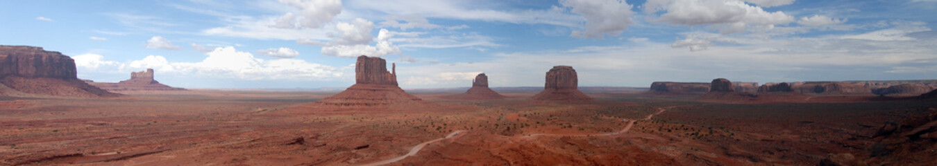 Fototapeta na wymiar Monument Valley panorama