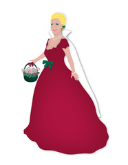 Christmas Doll Red