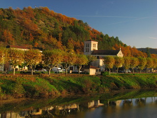 Fototapeta na wymiar Vallée du Lot, Périgord
