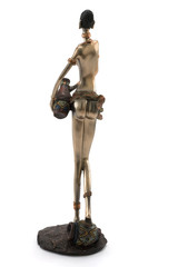 Bronze statuette woman (beck) 2
