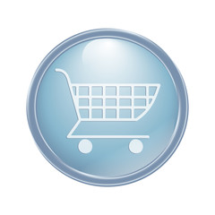 compras, botão azul