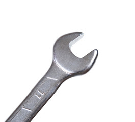 Chrome wrench isolated