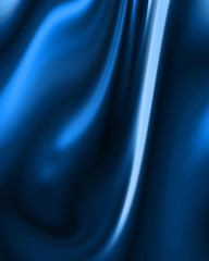 Blue drapes
