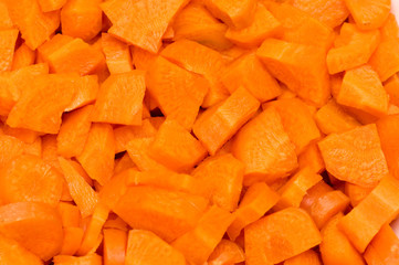 Chopped carrots - can be used as background