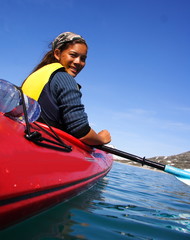 Kayak girl