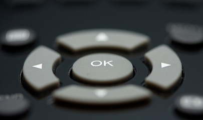 Fototapeta premium Macro of remote control buttons