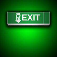 emergency exit sign