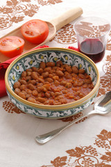 Fagioli all uccelletto - Contorni - Cucina vegetariana