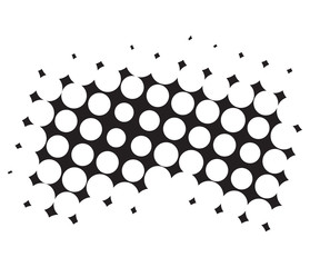 Abstract halftone background