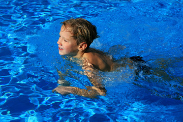 The young swimmer