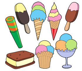 Ice cream collection