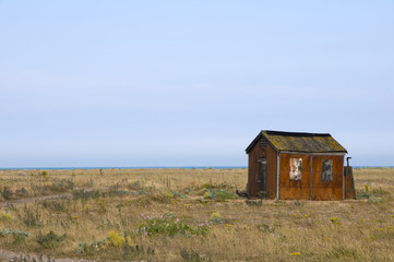 Fototapeta na wymiar Beach hut