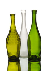Three wine bottles