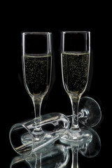 Champagne flutes