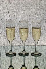 Champagne flutes