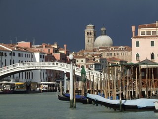 grand canal avant l'orage - Venise