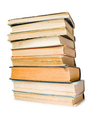 old books isolated