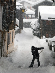 chutes de neige