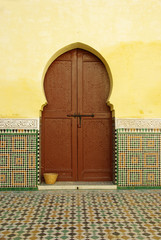 Tür in einem marokkanischen Haus © Thierry Hoarau
