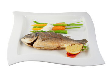 Fish with vegetables
