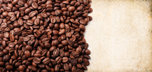 fresh coffee beans background
