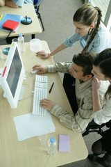 Etudiants en formation informatique