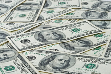 Background from dollar banknotes