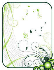 abstract flower vector