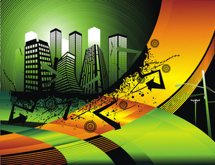 urban vector composition © chispas
