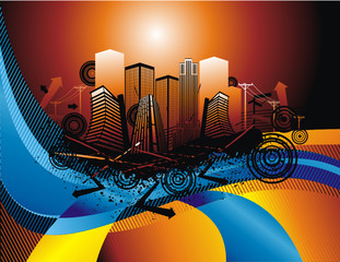 urban vector composition © chispas