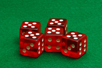 Five Red Dice